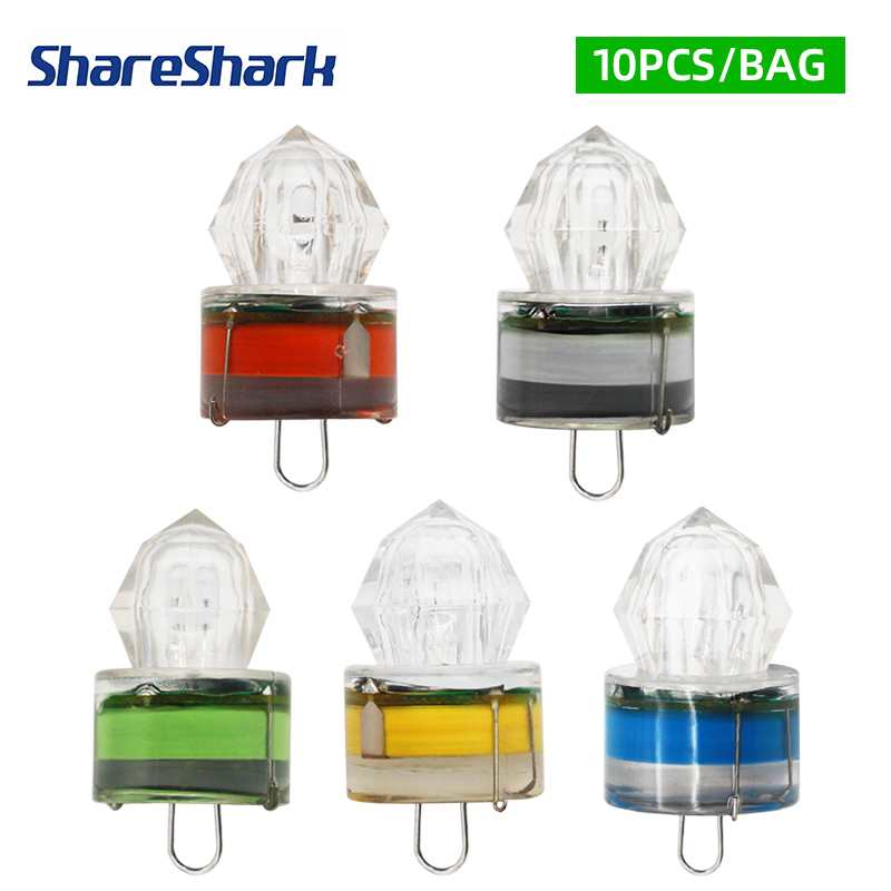 Marine Aquarium Led - Светодиодные рыболовные фонари ShareShark, 10 шт./упак.,