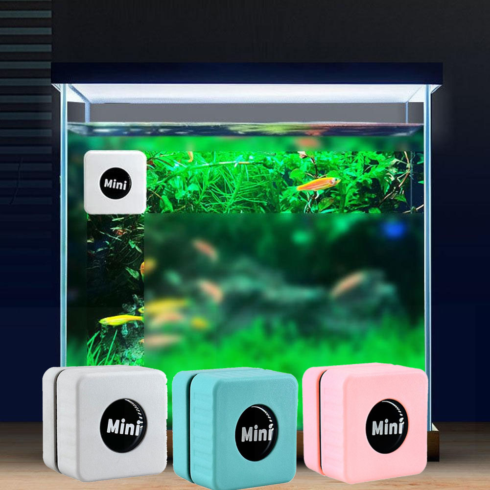 Marine Aquarium Glass Scraper - Магнитный очиститель стекла для аквариума, мини-квадратный