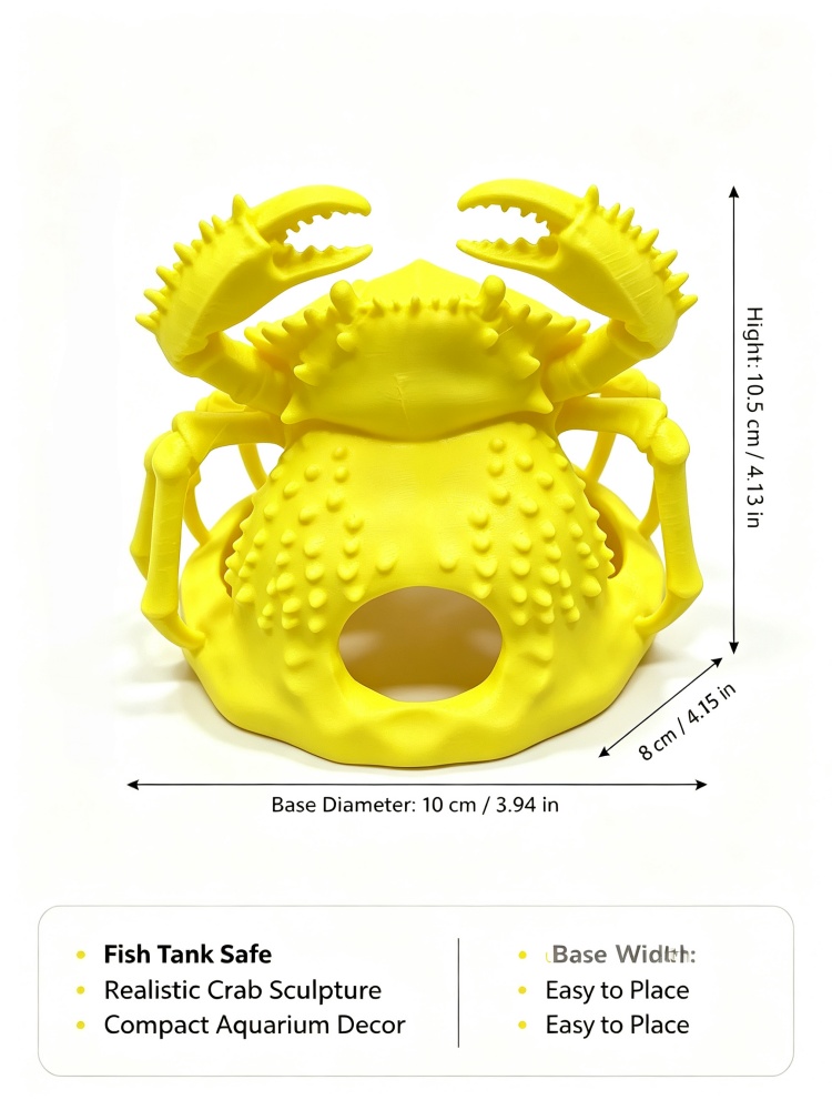 Желтая декоративная фигурка кр – обзор и цена Marine Aquarium Used