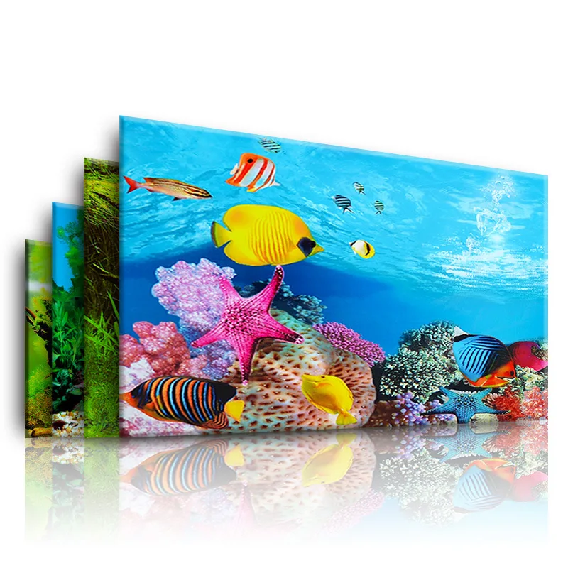 Фон для аквариума, 3d наклейка – обзор и цена Aquarium Innovative Marine