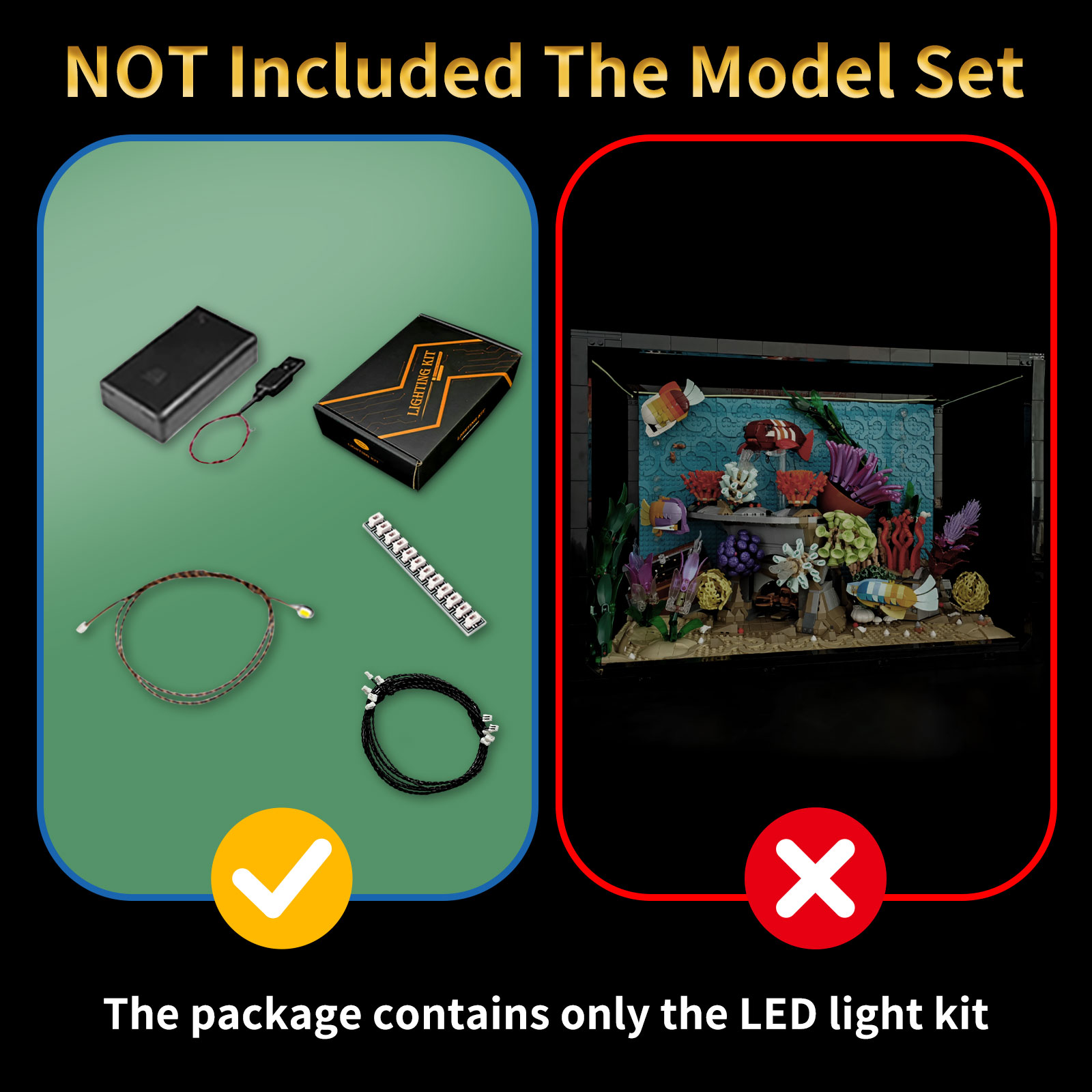 Комплект светодиодного освещен – обзор и цена Marine Aquarium Led