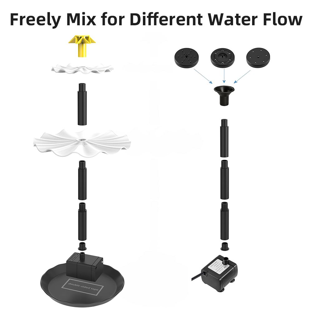 Солнечный фонтанный насос для  – обзор и цена Marine Aquarium Led