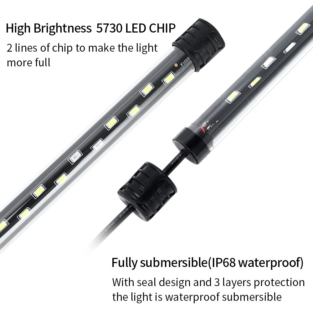 90-260 В светильник для аквари – обзор и цена Marine Aquarium Led
